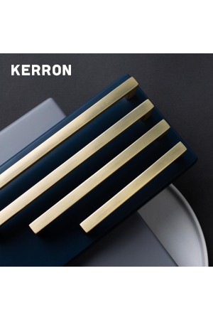 Ручка-скоба, 192 мм, матовое золото