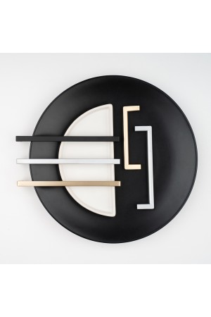 Ручка-скоба, 192 мм, матовое золото