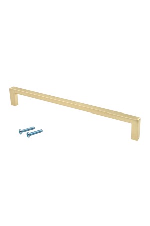 Ручка-скоба, 192 мм, матовое золото