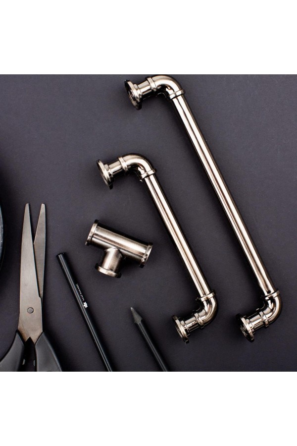 Ручка-скоба, 160 мм, темный никель