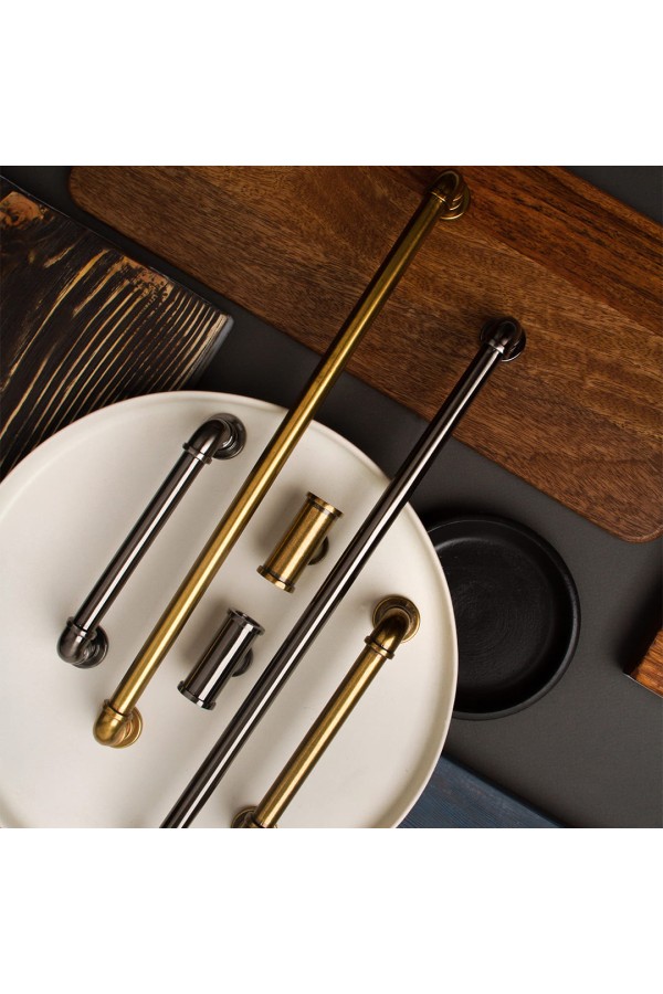 Ручка-скоба, 320 мм, темный никель