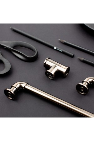 Ручка-скоба, 320 мм, темный никель