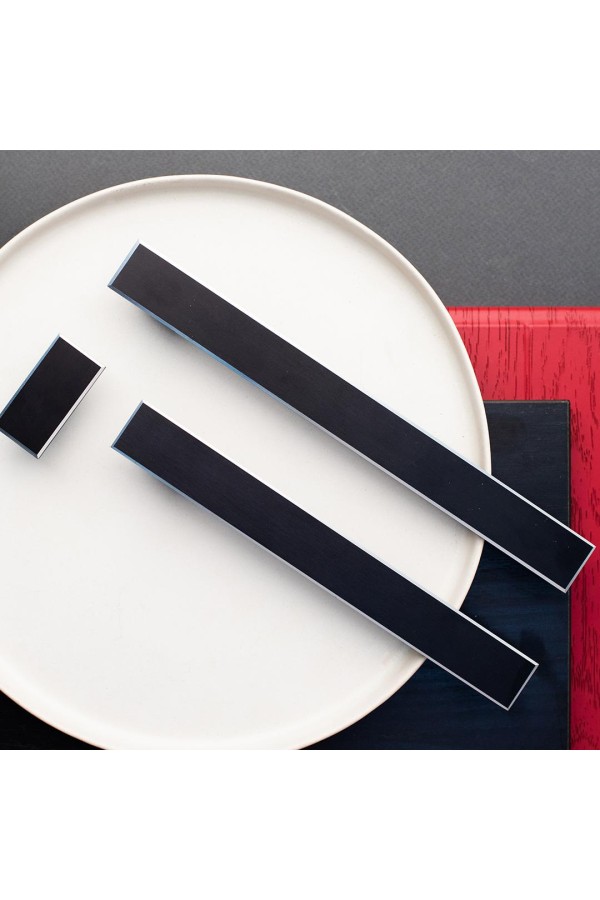 Ручка-скоба,192 мм, матовый черный