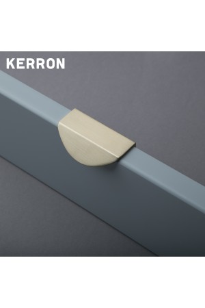 Ручка торцевая, 32 мм, матовое золото