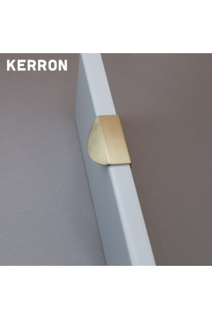 Ручка торцевая, 32 мм, матовое золото