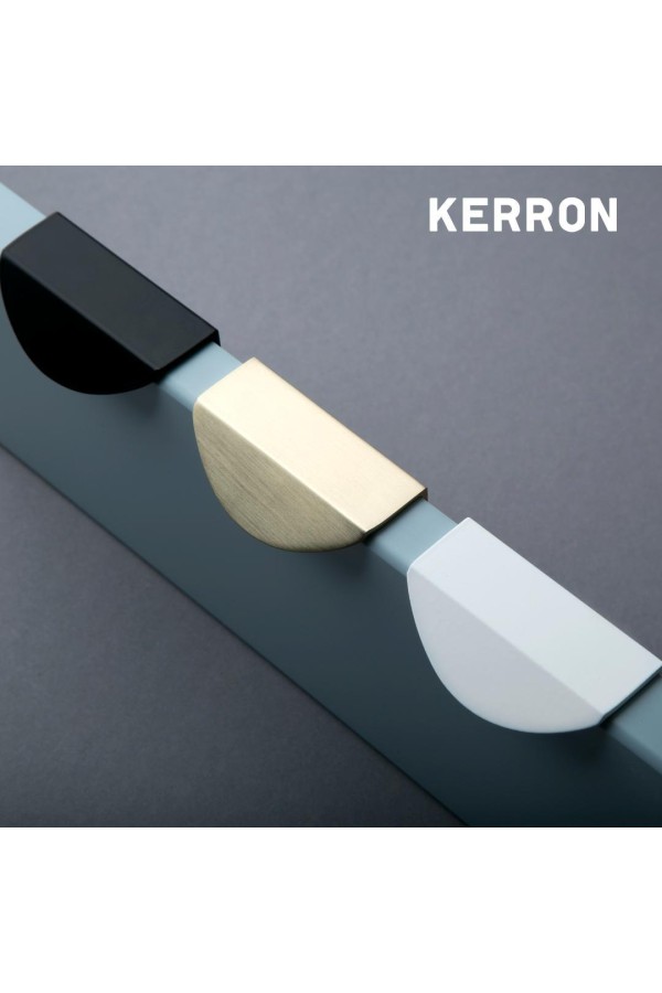 Ручка торцевая 32 мм, матовый белый