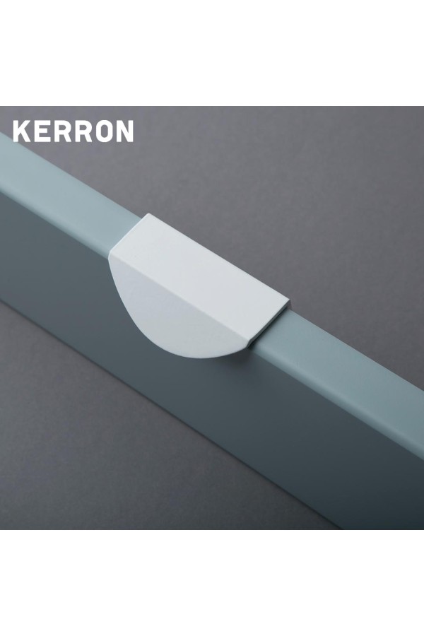 Ручка торцевая 32 мм, матовый белый