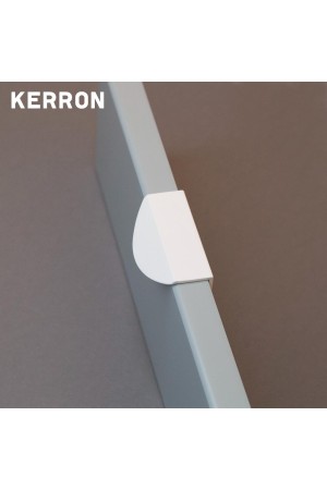 Ручка торцевая 32 мм, матовый белый