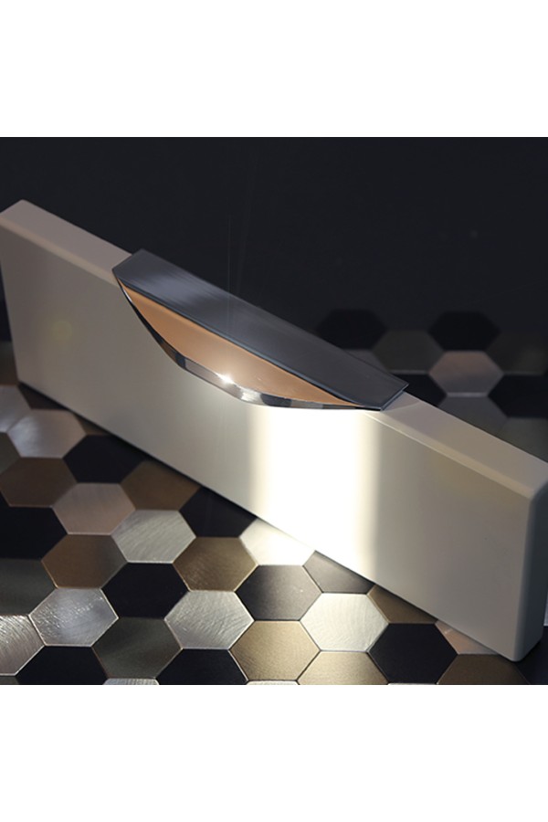 Ручка торцевая,128 мм, хром