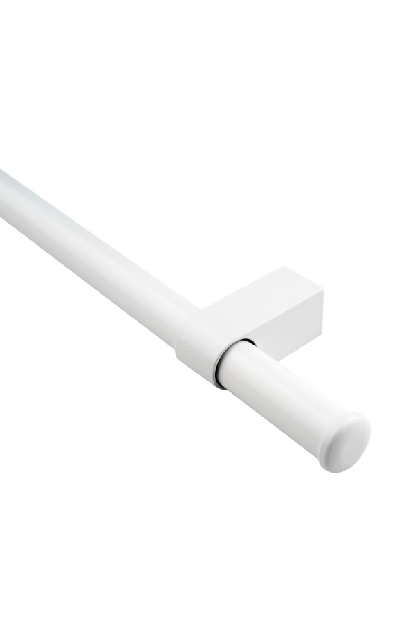 Комплект рейлинга модерн (2 держателя, 2 заглушки, труба диаметр 16 мм), белый SET-1000 WT