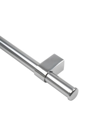 Комплект рейлинга модерн (2 держателя, 2 заглушки, труба диаметр 16 мм), хром