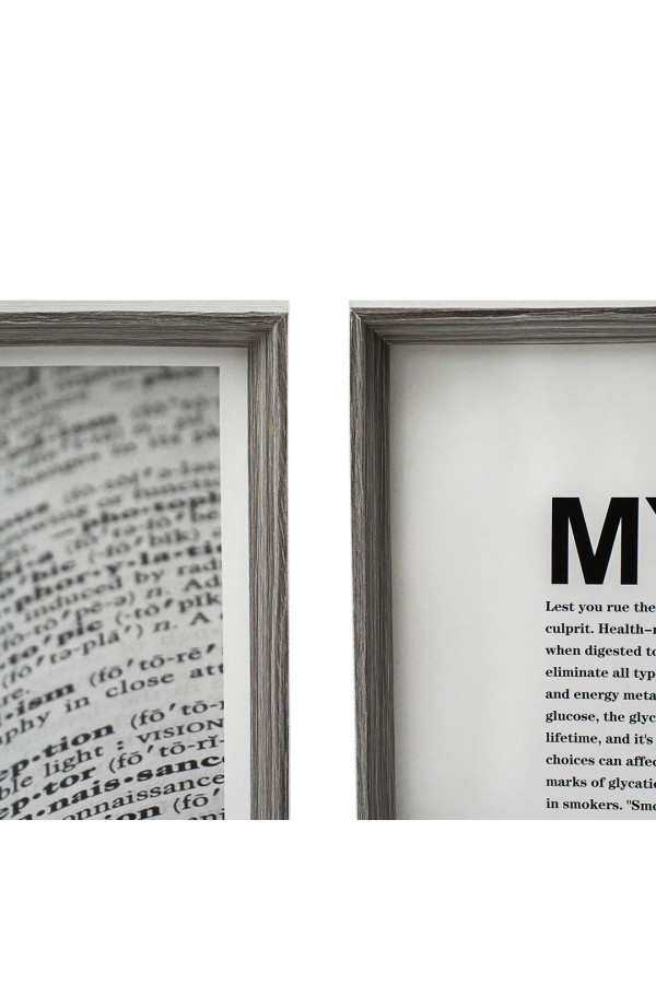 Набор постеров настенных в рамке МДФ 