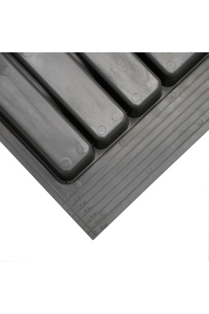 Лоток для столовых приборов в базу 400 мм, вулканический серый