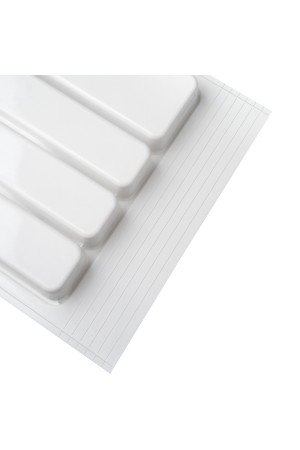 Лоток для столовых приборов в базу 400 мм, белый