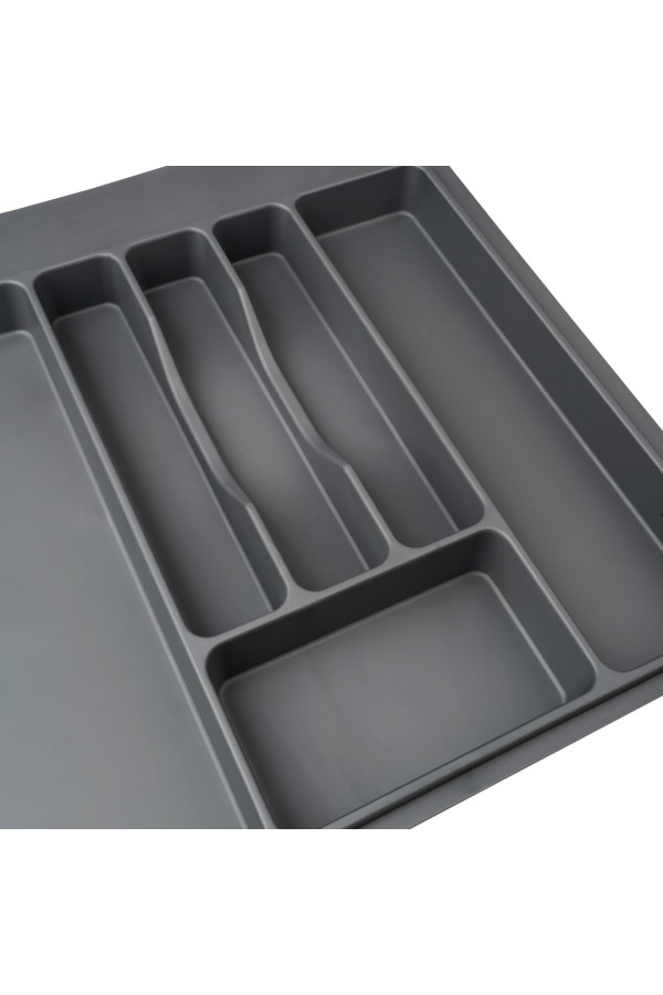 Лоток для столовых приборов в базу 600 мм, вулканический серый