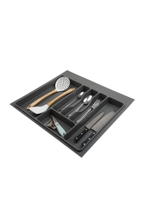 Лоток для столовых приборов в базу 600 мм, вулканический серый