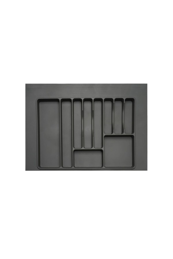 Лоток для столовых приборов в базу 800 мм, вулканический серый