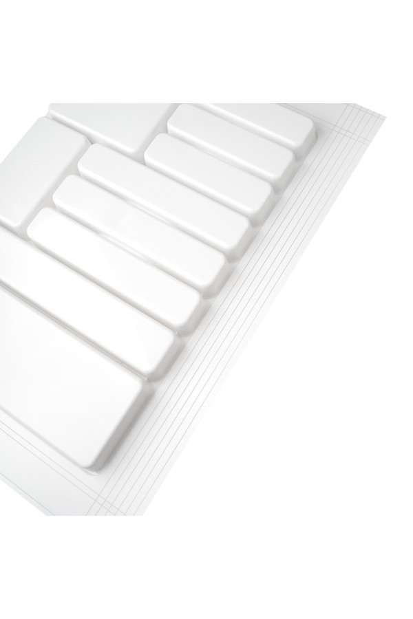 Лоток для столовых приборов в базу 800 мм, белый