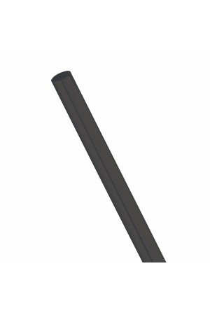 Труба диаметр 16 мм, длина 1000 мм, черный матовый