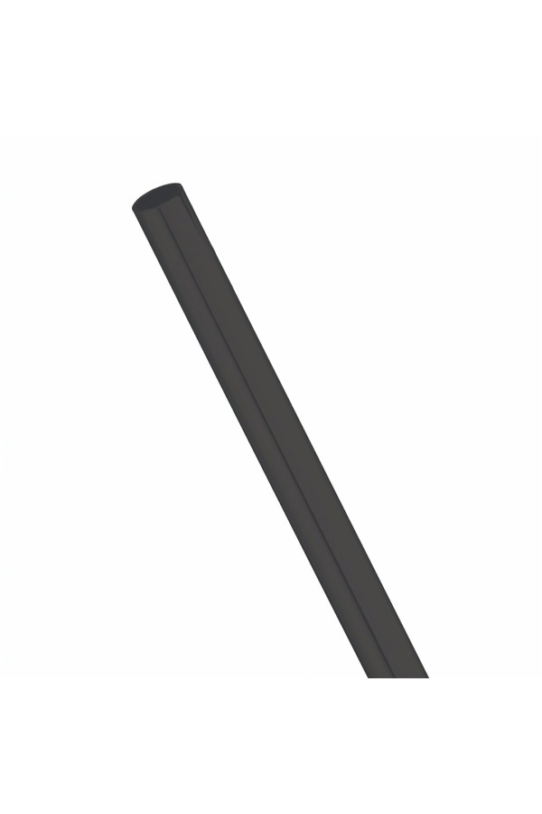 Труба диаметр 16 мм, длина 1000 мм, черный матовый