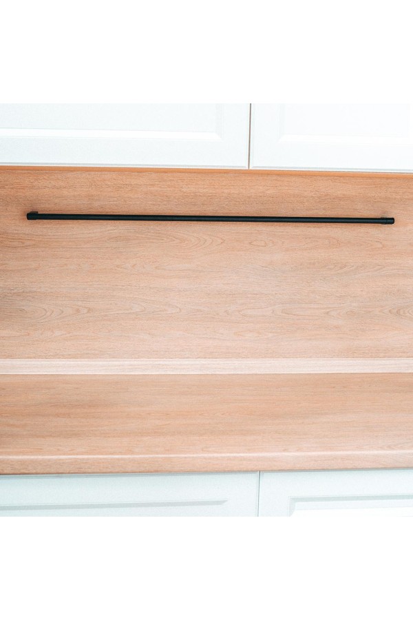 Труба диаметр 16 мм, длина 1000 мм, черный матовый