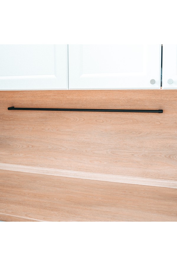 Труба диаметр 16 мм, длина 600 мм, черный матовый