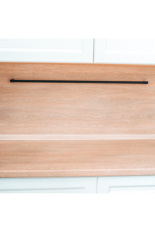 Труба диаметр 16 мм, длина 600 мм, черный матовый