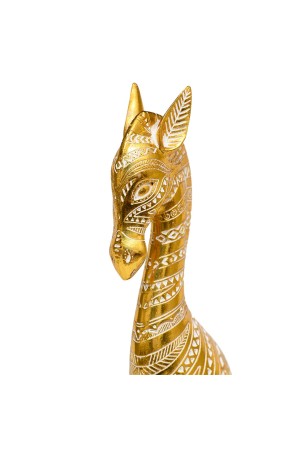 Зебра декоративная, Д120 Ш60 В320, золотой