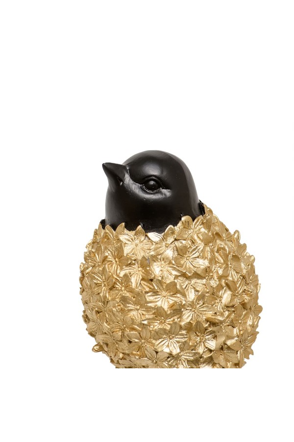 Птица декоративная, Д122 Ш70 В135, золотой, черный