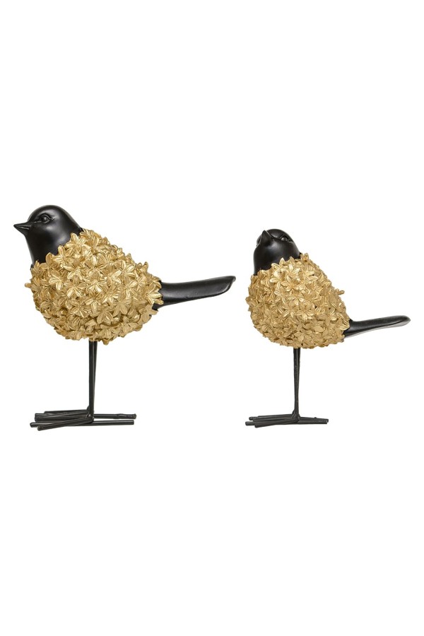 Птица декоративная, Д122 Ш70 В135, золотой, черный