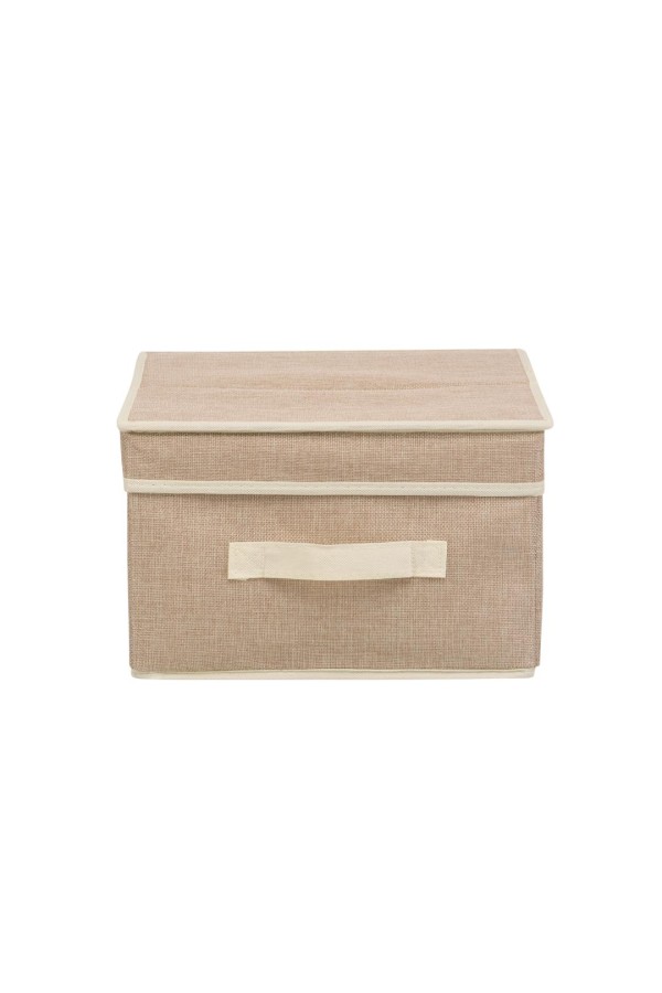 Короб для хранения "Лен" Д300 Ш300 В180, песочный