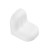 Накладка на уголок крепежный мебельный, белый