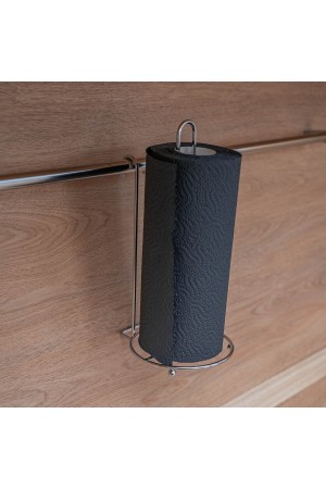 Навесная полка для бумажных полотенец, хром