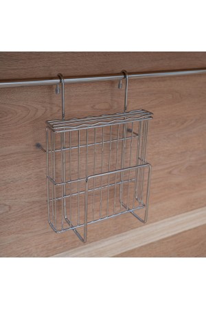 Полка для ножей и досок, хром