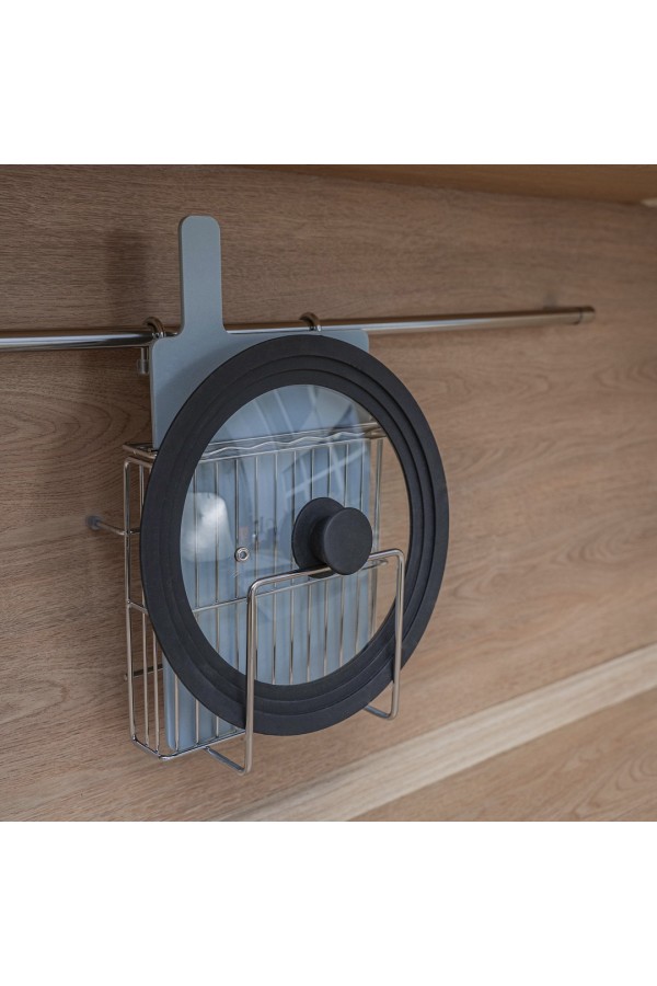 Полка для ножей и досок, хром