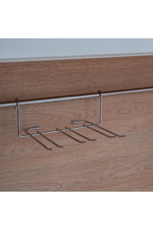 Полка для фужеров малая, хром