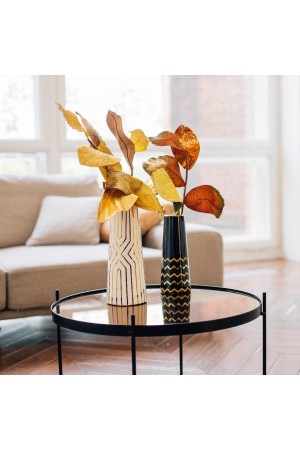 Искусственное растение, золотой металл, В 580 мм