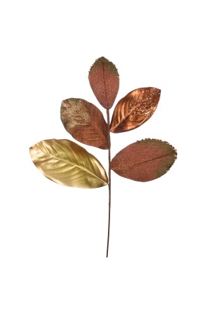 Искусственное растение, золотой металл, В 580 мм