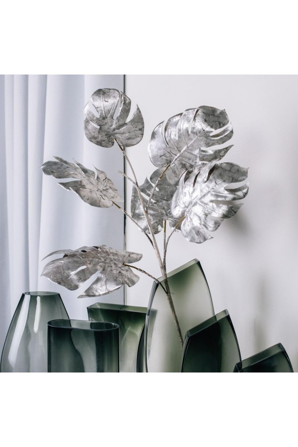 Искусственное растение Монстера, серебристый, В 760 мм