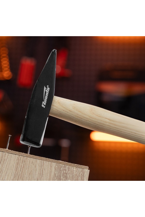 Молоток слесарный, 300 г, квадратный боек, деревянная рукоятка Sparta