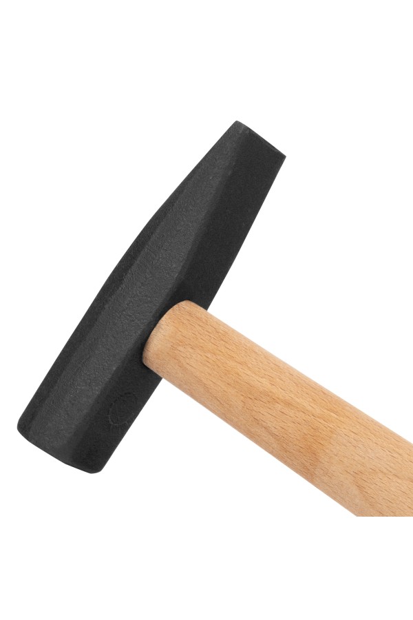 Молоток слесарный 200 г, квадратный боек, деревянная рукоятка Сибртех