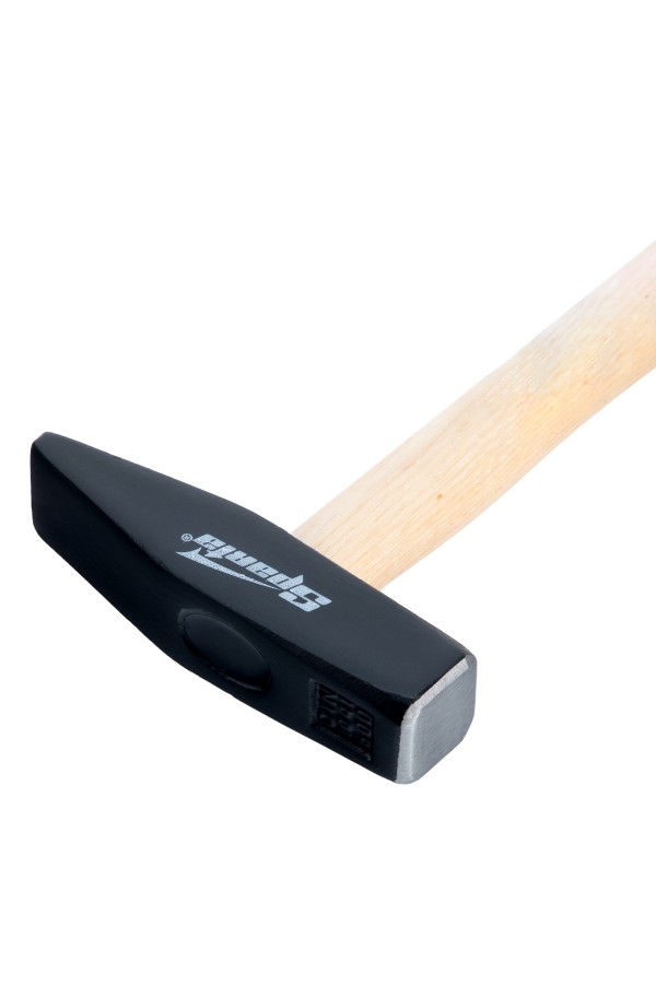 Молоток слесарный, 600 г, квадратный боек, деревянная рукоятка Sparta