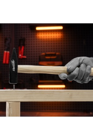 Молоток слесарный, 600 г, квадратный боек, деревянная рукоятка Sparta