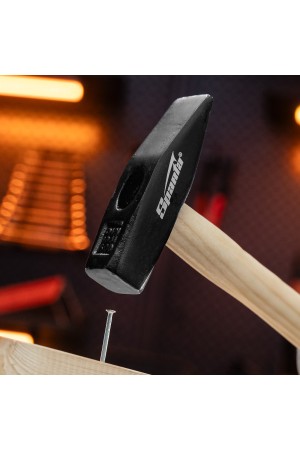 Молоток слесарный, 600 г, квадратный боек, деревянная рукоятка Sparta