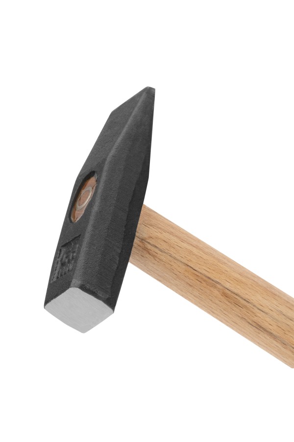 Молоток слесарный 300 г, квадратный боек, деревянная рукоятка Сибртех