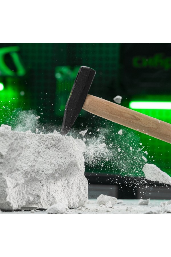 Молоток слесарный 300 г, квадратный боек, деревянная рукоятка Сибртех