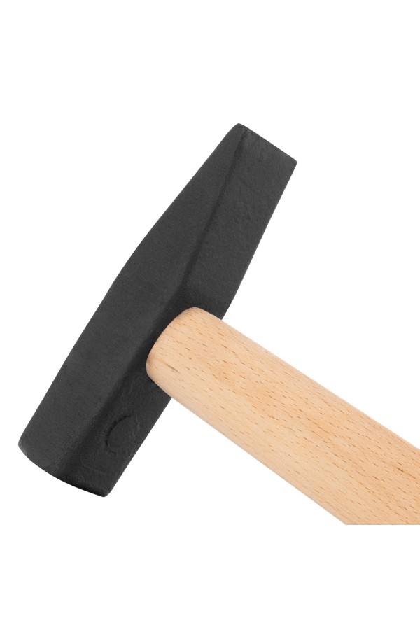 Молоток слесарный, 400 г, квадратный боек, деревянная рукоятка Сибртех