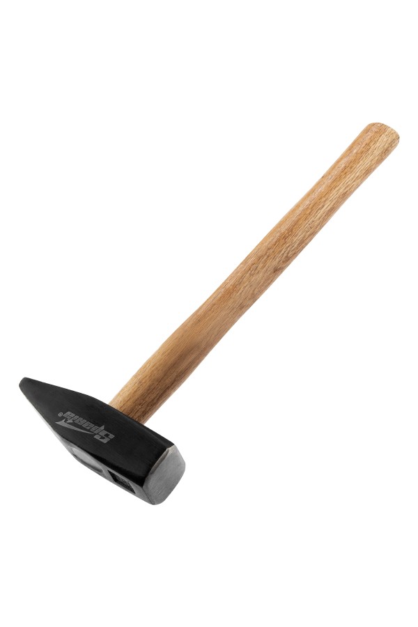 Молоток слесарный, 1000 г, квадратный боек, деревянная рукоятка Sparta