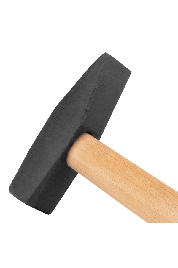 Молоток слесарный 600 г, квадратный боек, деревянная рукоятка Сибртех