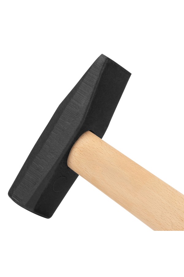 Молоток слесарный 800 г, квадратный боек, деревянная рукоятка Сибртех